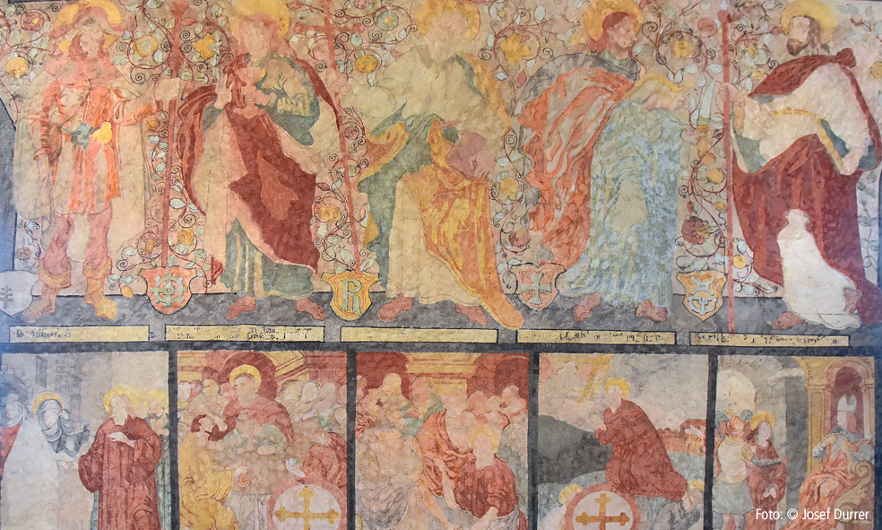 Ermensee, Fresken in Kapelle