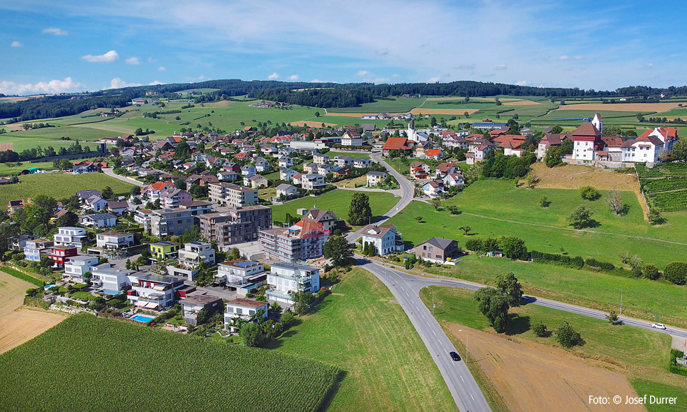 Hohenrain Dorf von oben