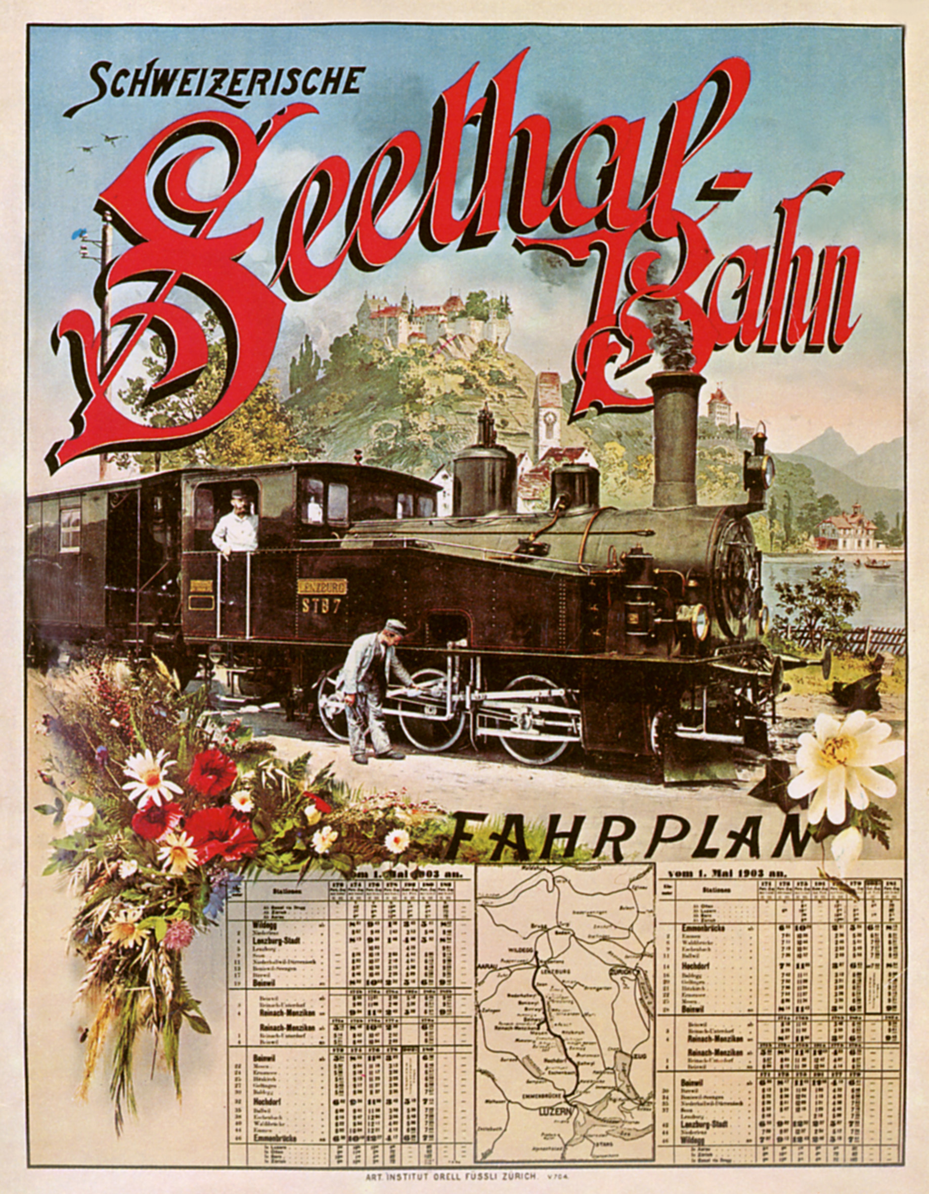 Hist. Seetalbahn, Plakat